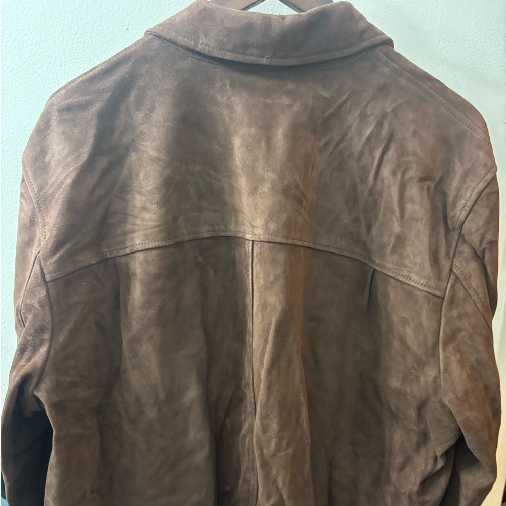 NWT: Rag & Bone Eli Brown Suede Men's Jacket - Picture 4 of 7